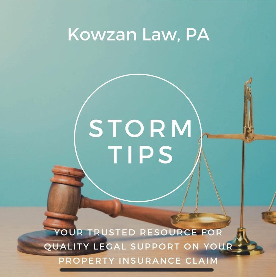 Kowzan Law Firm - Justice - Storm Tips